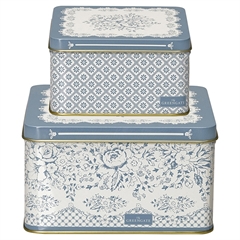 Dåsesæt GreenGate Jenny dusty blue 2 stk